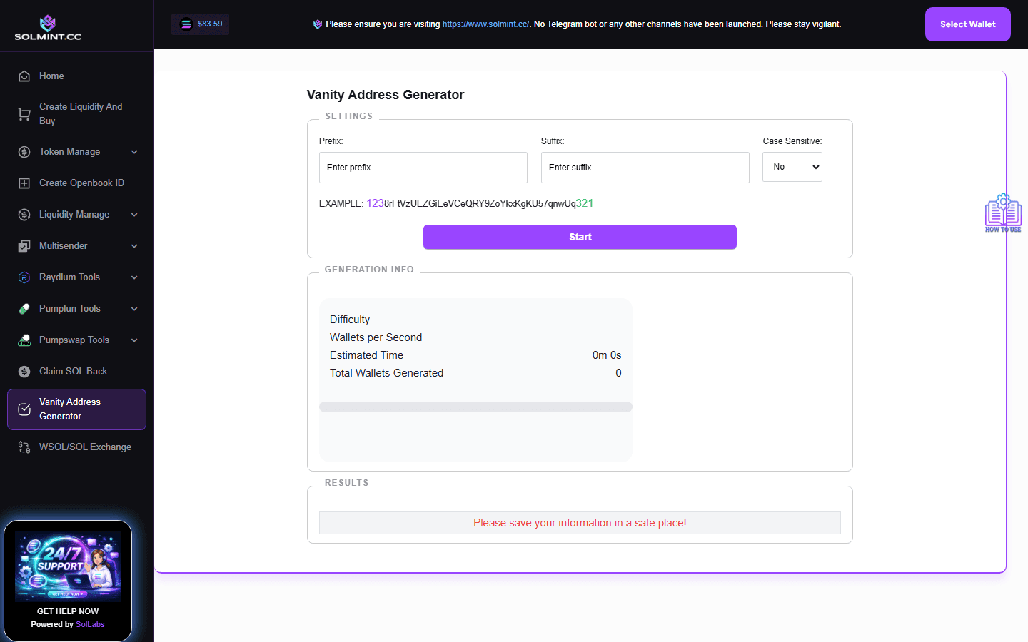 How to Generate a Vanity Solana Address on Solmint